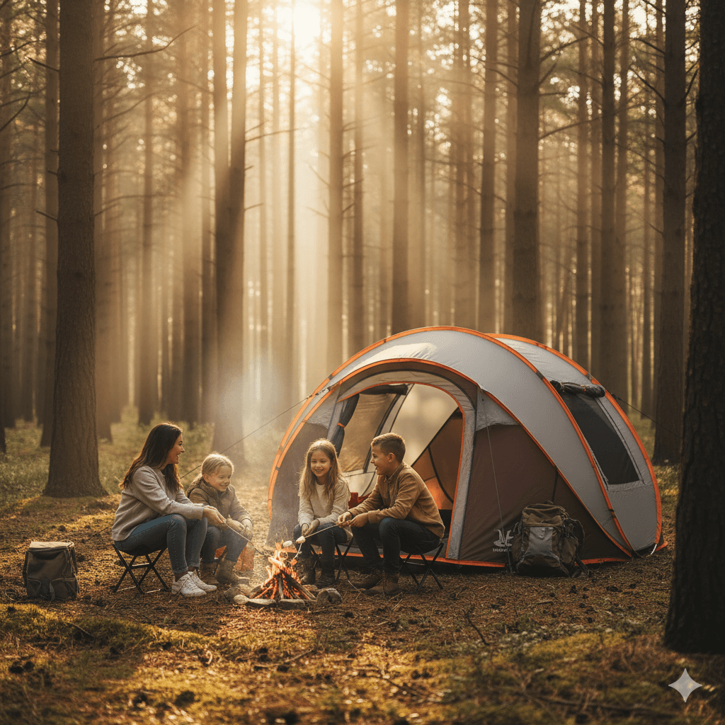 Turtle Back Pop-Up Tent | Instant Setup Outdoor Shelter