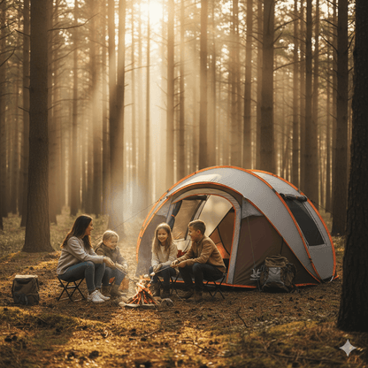 Turtle Back Pop-Up Tent | Instant Setup Outdoor Shelter